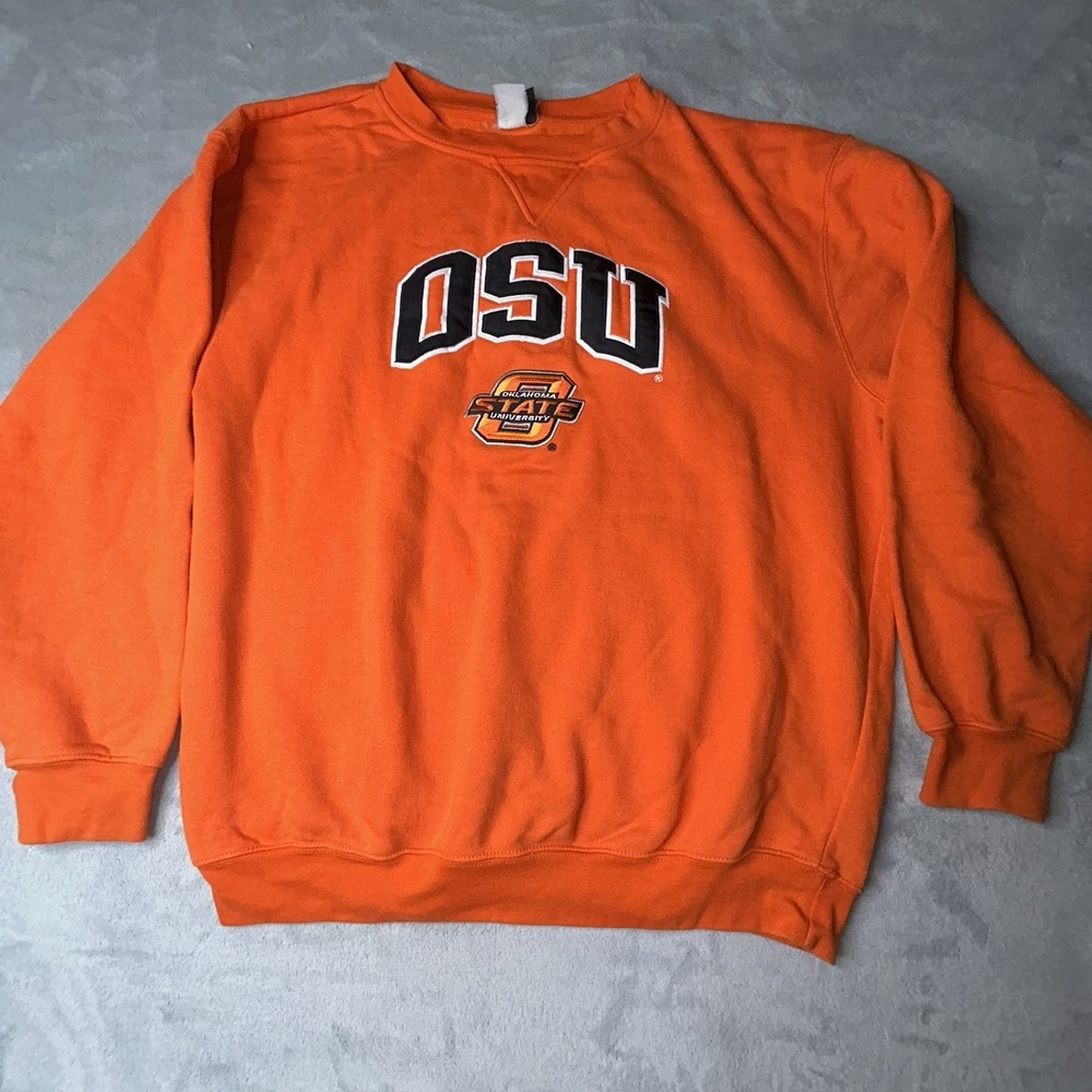 Oklahoma State Cowboys Xl  NCAA College Football Crewneck Pullover Oversized Y2K